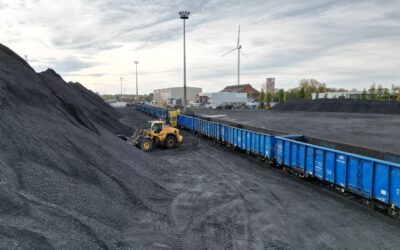 Umladen und Transport von Kohle
